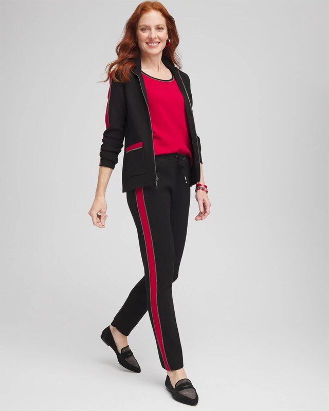 Zenergy Luxe Cashmere Blend Ankle Pants - image 2
